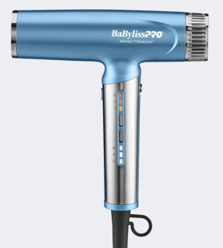 BaBylissPRO NANO TITANIUM LIGHT DUAL VOLTAGE IONIC HIGH-SPEED DRYER - BNTC9200C